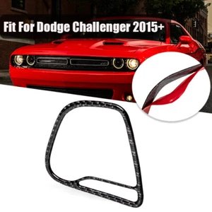 Carbon Fiber Driver Dashboard Air Vent Trim Protector For Dodge Challenger 2015+ - Bild 1 von 12