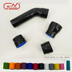 Fit Porsche 944 2.5L Turbo 220/250PS Silicone Intercooler Hoses Kit Black 4-ply - Picture 1 of 8