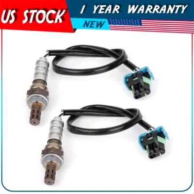 2pcs Upstream & Downstream for 2003-2006 GMC Yukon XL 2500 8.1L O2 Oxygen Sensor - Image 1 of 4