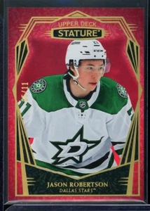 2022-23 Upper Deck Stature Design Photo Variant Red #59 Jason Robertson 05/11 - Bild 1 von 2