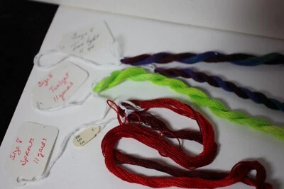 Pearl Cotton PERLE EMBROIDERY THREAD multicolor lot size 8 twilight, sprouts - Image 1 of 4