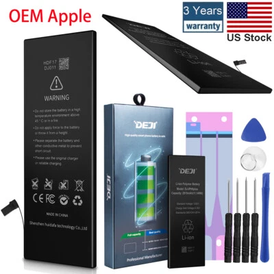 Batería interna de repuesto OEM Apple para iPhone X 5 6s 7 8 Plus SE + kits de herramientas Foto 1 de 4