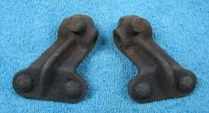 1937 1938 Chevrolet Passenger Car Rear Brake Cable Brackets Frame Mount OEM GM - Picture 1 of 6