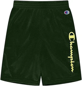 Champion Boys Vertical Script, Pull-On Performance Mesh Athletic Shorts - Picture 1 of 9