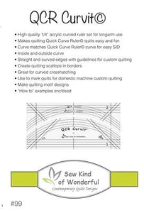 QCR Curvit Quick Curve Sidekick Langarm Quiltschablone von Jenny Pedigo für Se - Bild 1 von 1