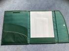ritish AirwaysConcorde Flight Pack Green Leatherette Stationery Folder  (1990s)