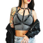 Sexy Women Body Leather Harness Chest Bra Straps Belt Punk Gothic CorsetsJ N WS
