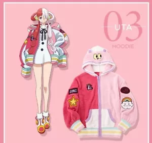 ONE PIECE FILM RED × PEACH JOHN Hoodie UTA Cosplay Clothing Anime Japan Size M - Picture 1 of 6