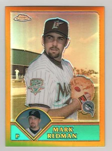 2003 Topps Chrome Gold Refractor #419 Mark Redman Florida Marlins ###/449 BV$6 - Picture 1 of 1