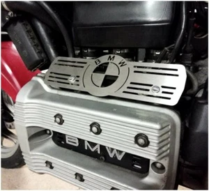 BMW K75 Injector Rail Cover Guard brushed Stainless Cafe Racer Scrambler Custom - Picture 1 of 10