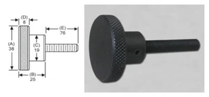 (NEW) S&W Metric Steel Knurled Control Knob MSKS-021 #A6-40 - Picture 1 of 4