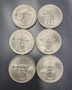Mexico 1979 or 1980 Onza - One Ounce Silver Coin - One Coin - Random Date - Picture 1 of 2
