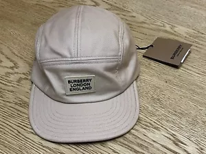 Burberry Logo Rubber Patch Baseball Cap In Light Beige Women, Men , Size M - Picture 1 of 7