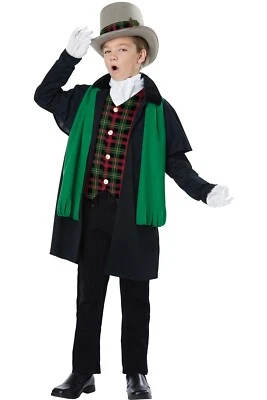 Disfraz California HOLIDAY CAROLER BOY Niño Niños Navidad Traje 00548 Talla S Foto 1 de 3