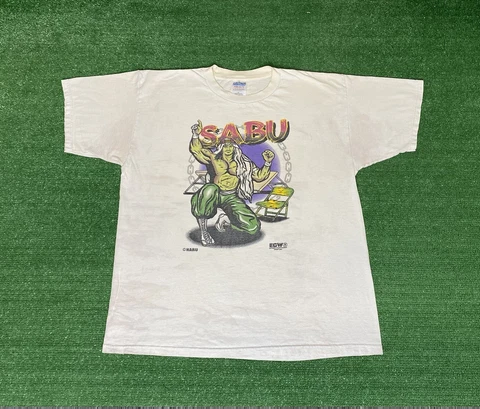 Vintage ECW Sabu Shirt Size XL Homicidal Suicidal Genocidal Cover