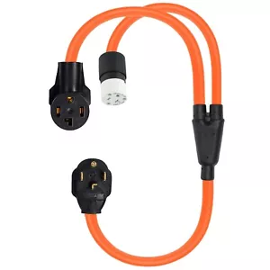 14-30P Trockner Kabel Splitter auf 5-20R & 14-30R Stecker, Y Adapter 220 auf 120 - Bild 1 von 5