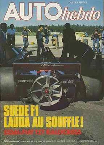 AUTO HEBDO n°119 22/06/1978 GP SUEDE FIAT 127 RALLYCROSS. - Picture 1 of 1