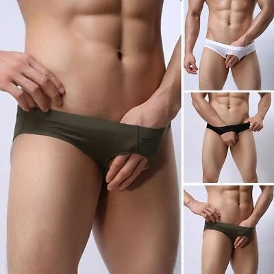 MCT PREMIUM Showmaster Slip Tanga 1 Öffnung für Penis + Hoden GRÜN in S-2XL - Bild 1 von 4