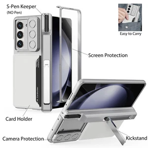 ForSamsung Galaxy Z Fold 5 Hinge Screen Protector Rugged Stand Case Screen Cover - Picture 1 of 8