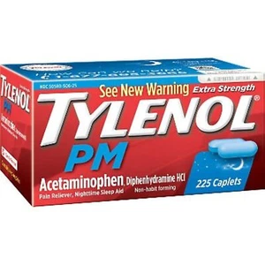 Tylenol PM Caplets - 225 ct. bottle - Picture 1 of 3
