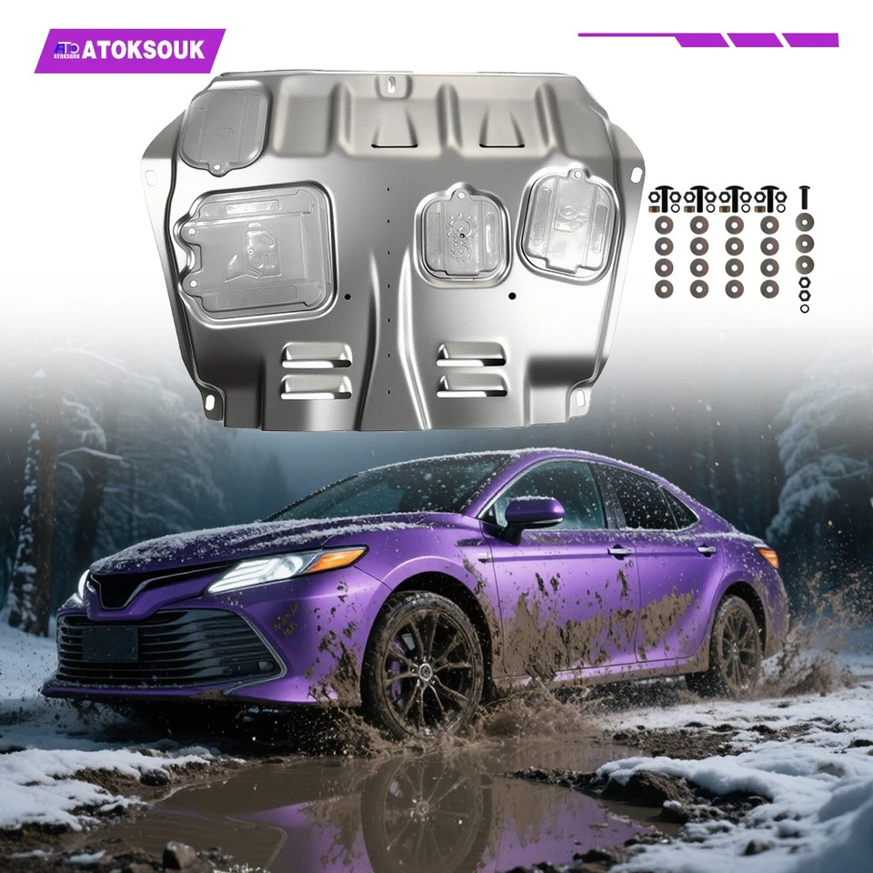 Metal Skid Plate For Toyota Camry 2012-2017 Engine Splash Shield Heavy Duty - Image 1 of 4