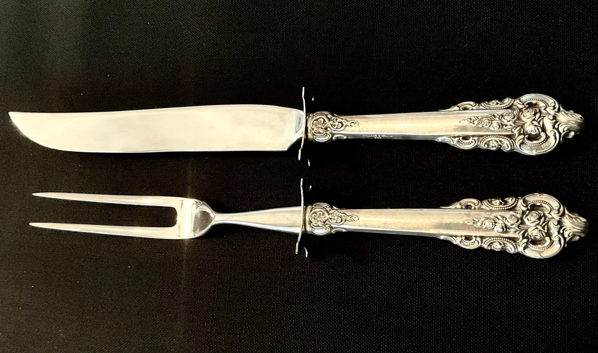 Wallace Grande Baroque Antique US Sterling Silver Flatware Sets