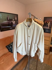 Vintage 80s Gianni Versace Miami Vice Bomber Jacket 90s Don Johnson - Picture 1 of 13