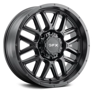 G-FX TM5 Wheel 17x8.5 (0, 8x165.1, 125.2) Black Single Rim - Picture 1 of 2