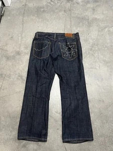 Vintage Artful Dodger Y2K Baggy Denim Jeans bestickt Herren Gr. 36 x 28 - Bild 1 von 5