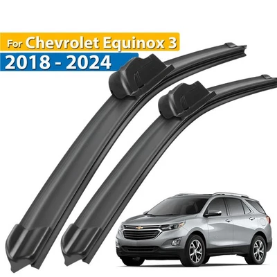 2Pcs Front Windshield Wiper Blades Set For Chevrolet Equinox 2018 - 2024 24"18" - Image 1 of 4