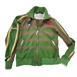 Vintage Canterbury Of New Zealand Rugby Exotics Beach Tour M Full Zip Sweatshirt - Picture 1 of 17