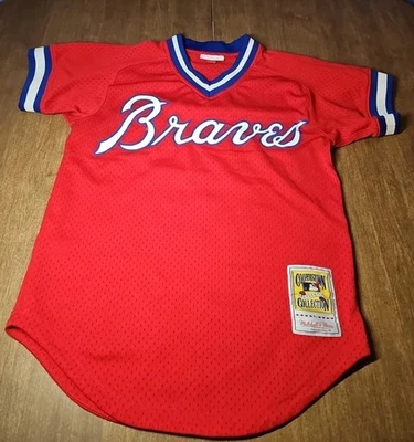 Camiseta deportiva para hombre Dale Murphy Atlanta Braves roja mediana Cooperstown 1980 Mitchell Ness Foto 1 de 4