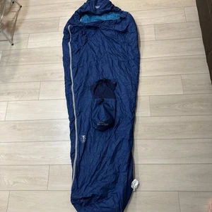 REI Helio Sack normaler Schlafsack blau/türkis 80" x 62" - Bild 1 von 5