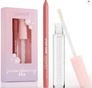 Colourpop Ultra Glossy Lip & Lippie Pencil SNOW BUNNY ERA - BRANDNEU DUO Kit - Bild 1 von 1