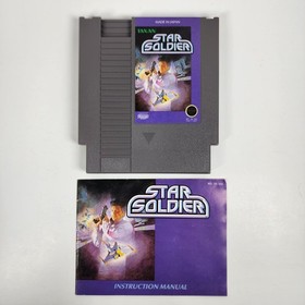Star Soldier (Nintendo NES, 1988) Cartridge & Manual Only