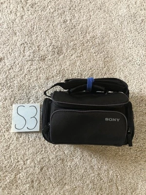 Sony Original OEM LCS-U20 Camera Black Bag See Measurements Pictures - Image 1 of 4