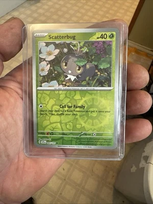 Scatterbug 005/191 Sv08: Surging Sparks Reverse Holo Foil 005 5 Pokemon - Image 1 of 4