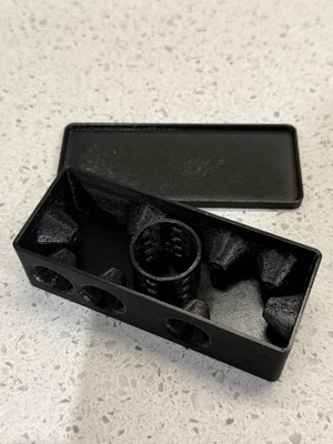 ROCKYREEFS Aquarium Bristle Worm Trap Black – Marine Fireworm Reef Safe 3D Printed UK