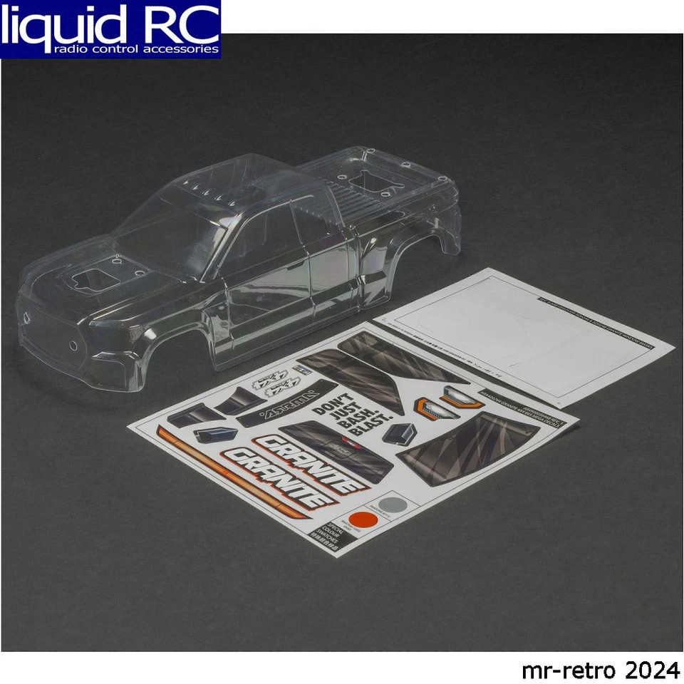 Arrma -1620 GRANITE 4X4 Trimmed Body Clear - Image 1 of 1