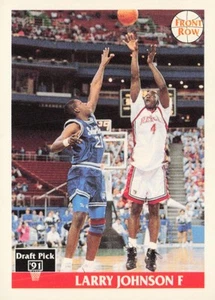 1991 Front Row Italian/English #44 Larry Johnson Gold - Picture 1 of 2