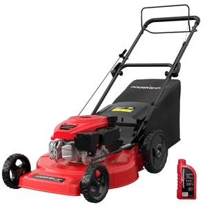 PowerSmart 22" Gas Lawn Mower, 170cc 3-in-1, Rear Wheel Drive, Grass Catcher - Picture 1 of 7