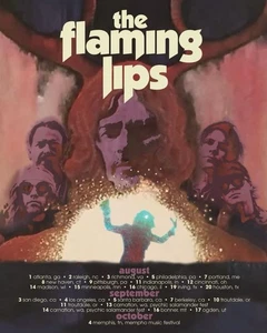 The Flaming Lips United States Summer Tour 2025 Poster Music Rock Wall Decor - Picture 1 of 4