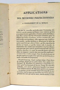 Tiré-à-part nouvelle méthode d'enseignement musique Massimino 1817 - Imagen 1 de 4