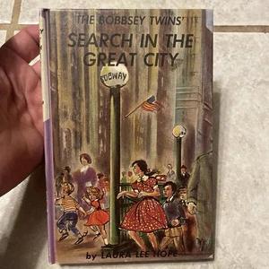 The Bobbsey Twins' Search in the Great City #9 Vintage HC Book Laura Hope 1960 - Imagen 1 de 10