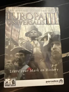 Europa Universalis III Komplett Brandneu Sealed Epic PC Strategiespiel Neu in OVP - Bild 1 von 2
