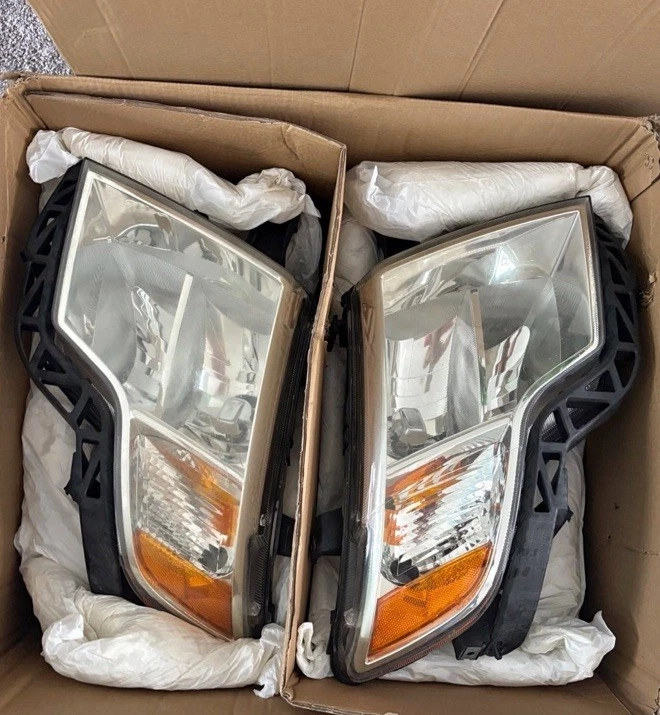 2007 2008 2009 2010 Ford Edge Headlights Left+Right Side Halogen R3383 DW - Image 1 of 1