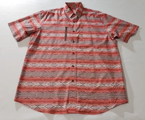 Camicia da pesca uomo Ariat Tek manica corta schiena ventilata arancione taglia large - Foto 1 di 5