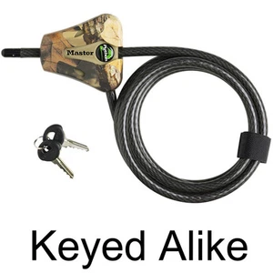 Master Lock - (1) Python Camouflage Trail Camera Cable Lock 8418KA-06 CAMO - Picture 1 of 6