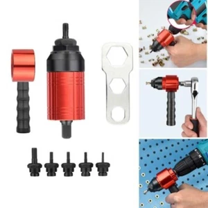 M3 M4 M5 M6 M8 Rivet Nut Gun Riveting Drill Adapter Manual Electric Rivet Tool - Picture 1 of 11
