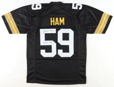 Jack Ham Signed Pittsburgh Steelers Jersey Inscribed "HOF 88" (JSA) Linebacker - Image 1 of 4